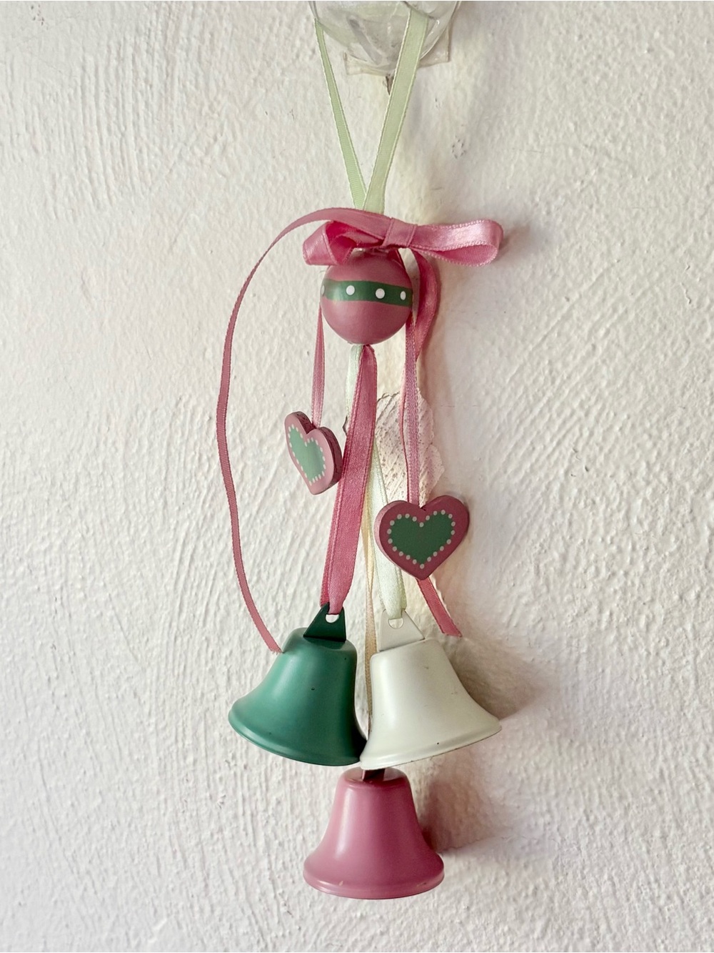 Vintage Kurt Adler 1989 Hearts & Bells Tiered Christmas‎ Ornament